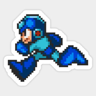 Mega Man Running Sprite Sticker